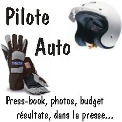 press-book, photos, pilote, voiture, résultats...